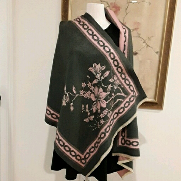 Accessories - NEW Cashmere Reversible Shawl  Wrap  Pashmina